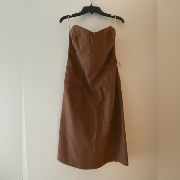 Anthropologie Dresses & Skirts - Anthropologie Tweed Strapless Shift Dress